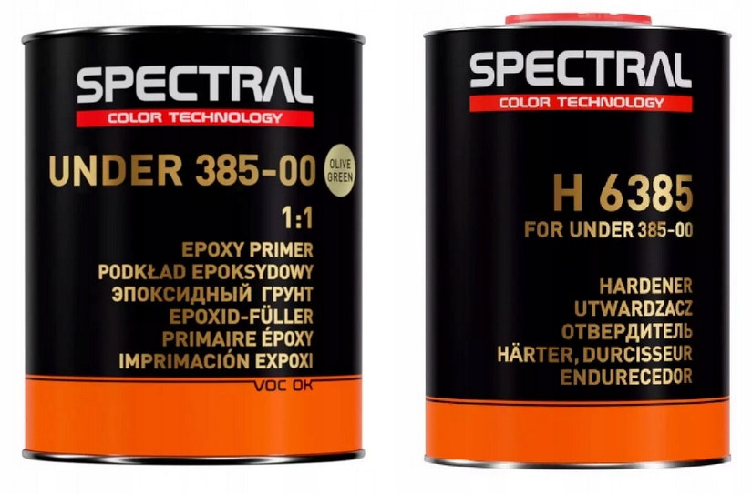 Spectral Podkład Epoksydowy Under 385-00 1,6L - App R stop 100ml Rodzaj epoksydowe