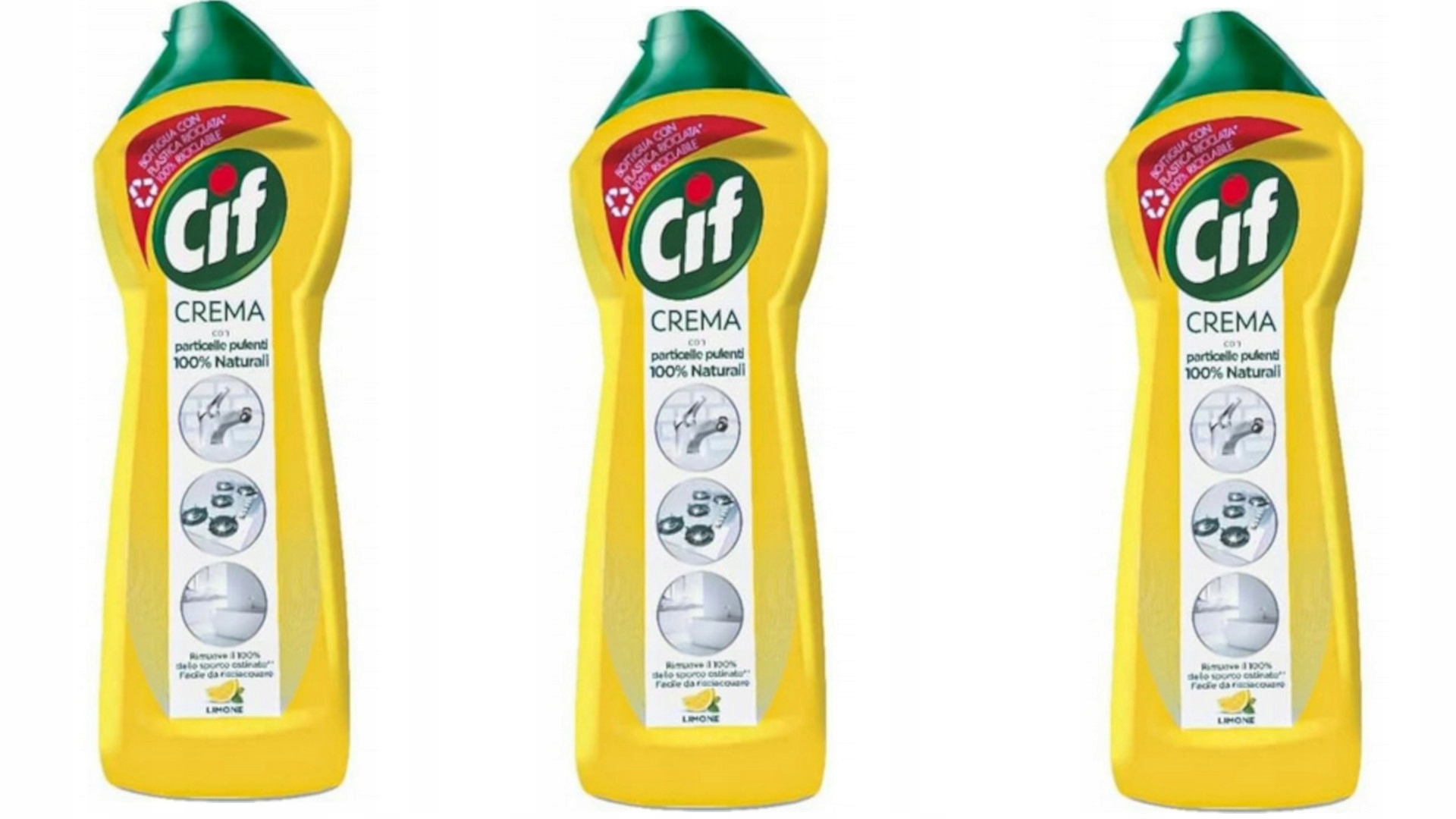 

3 X Cif Mleczko Do Czyszczenia 750ML Żółte