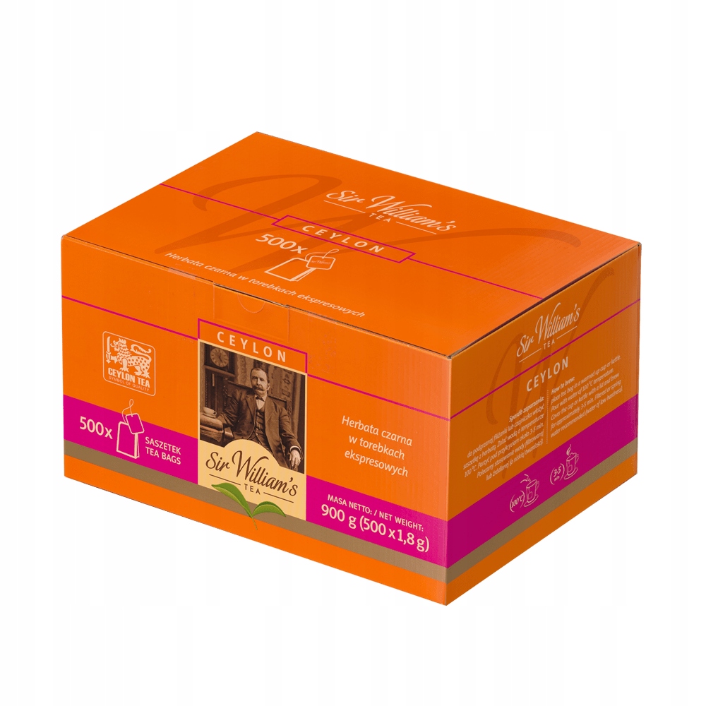 Sir Williams Tea Ceylon Black Tea 500 tb zawieszka