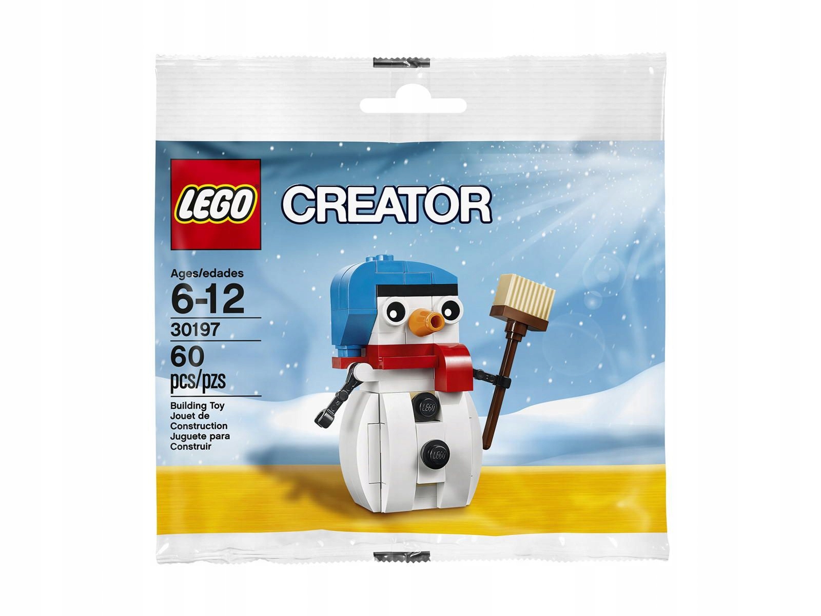 Nový Lego Creator 30197 Sněhulák, zima, sněhulák Misb 2014