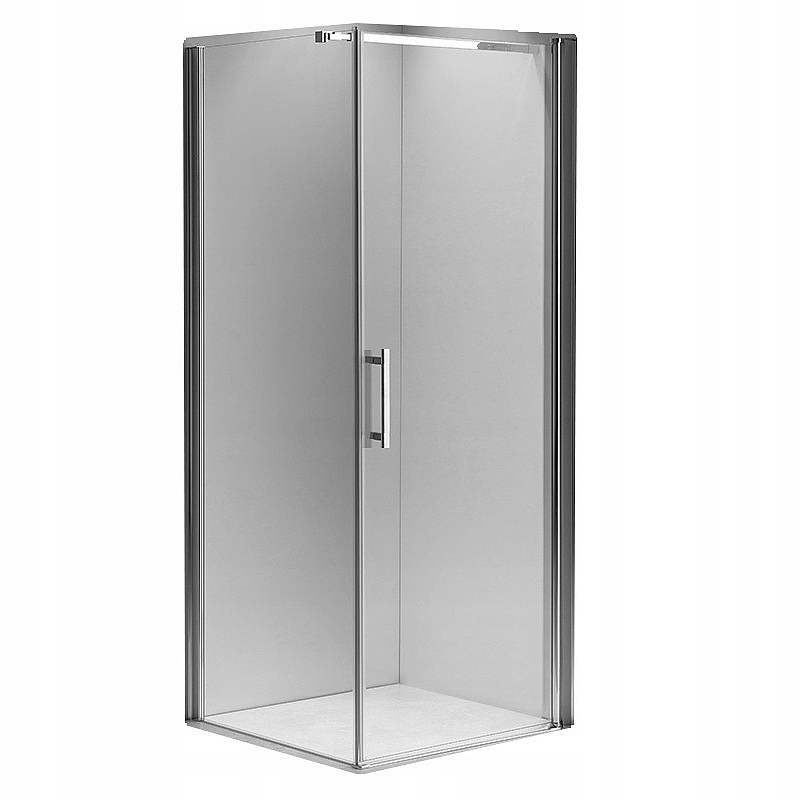 Kabina Prysznicowa Narożna Uchylna Kwadratowa Natryskowa Chrom 90X90 6 MM