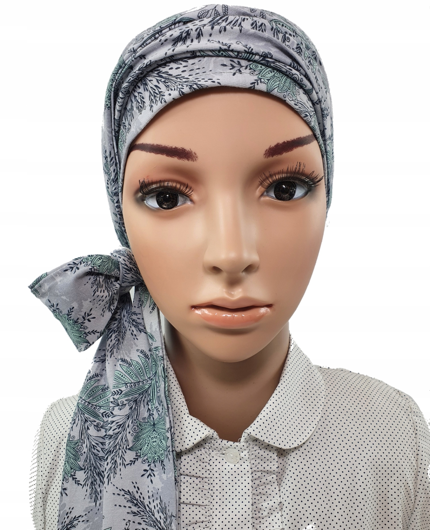 

turban onkologiczny na głowę chustka t-59