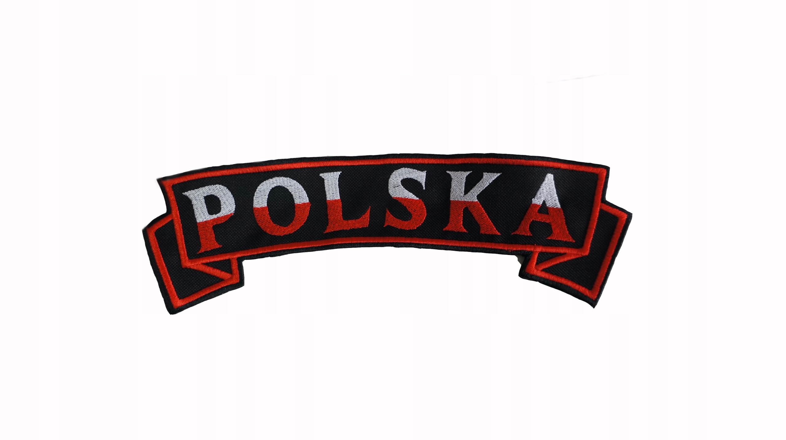 NASZYWKA NA KURTKĘ MOTOCYKLOWA SZARFA POLSKA HAFT