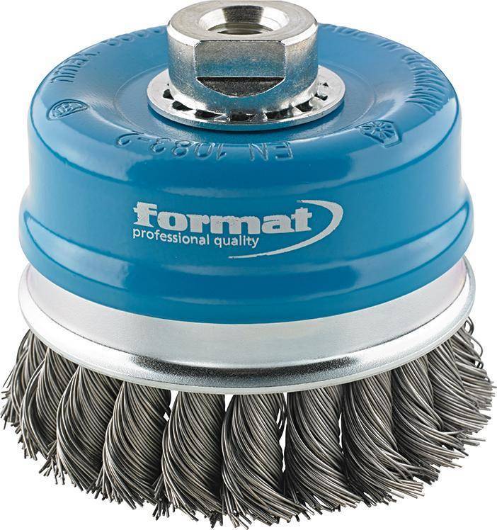 Hrncový kartáč, ocelový drát M14 pletený