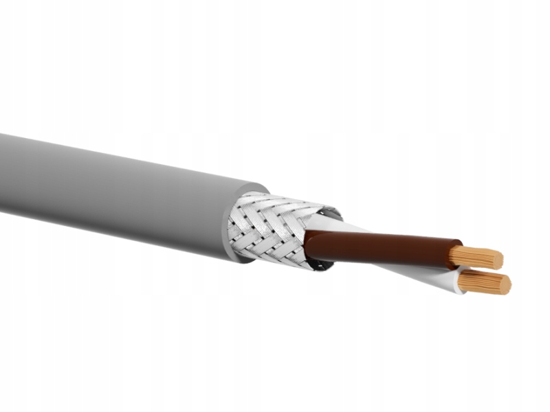 Alantec Kabel przewód sterowniczy Liycy 2x1 ekranowany odcinek 100m