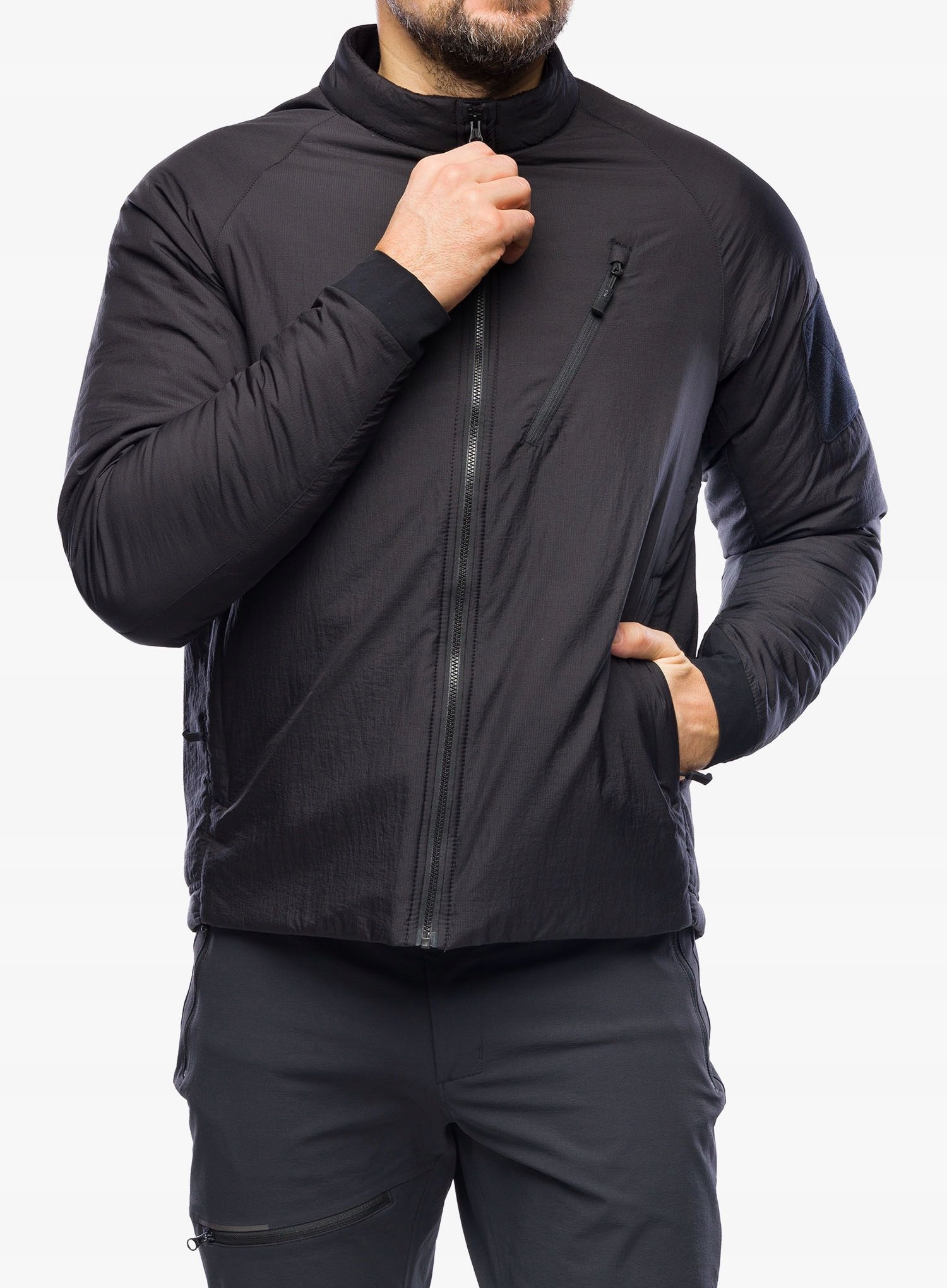 Zateplená bunda Helikon-Tex Wolfhound černá, velikost M