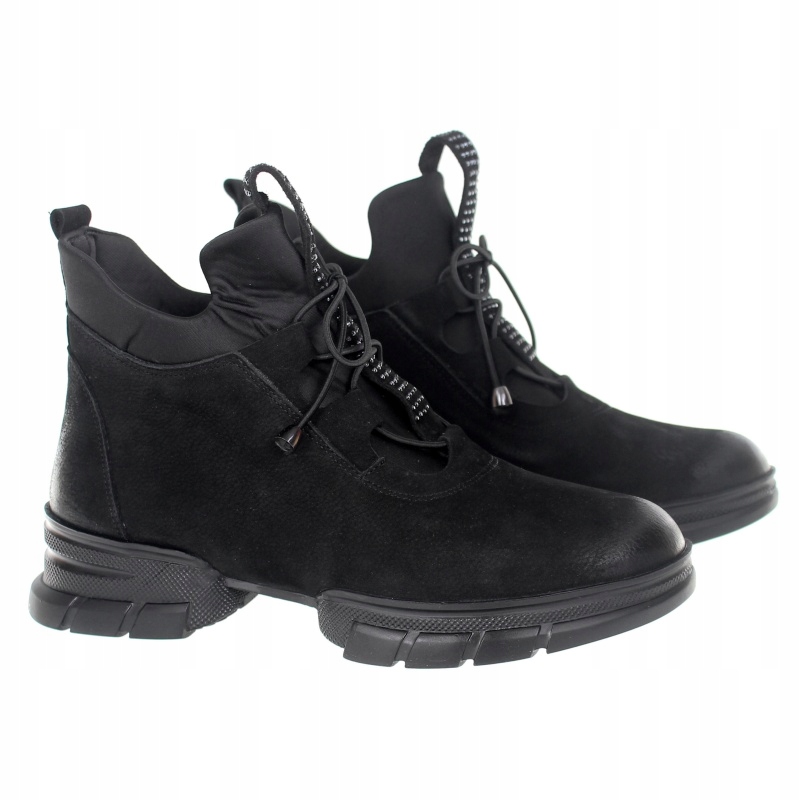 Dámské kozačky Aspena 3T-5000 Black Kůže VEL.38