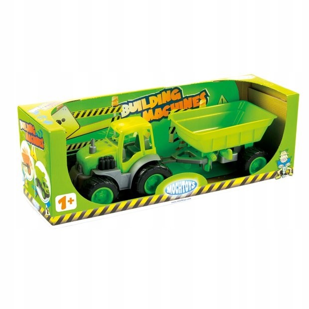 

Traktor Z Przyczepą gumowe koła Mochtoys 10174