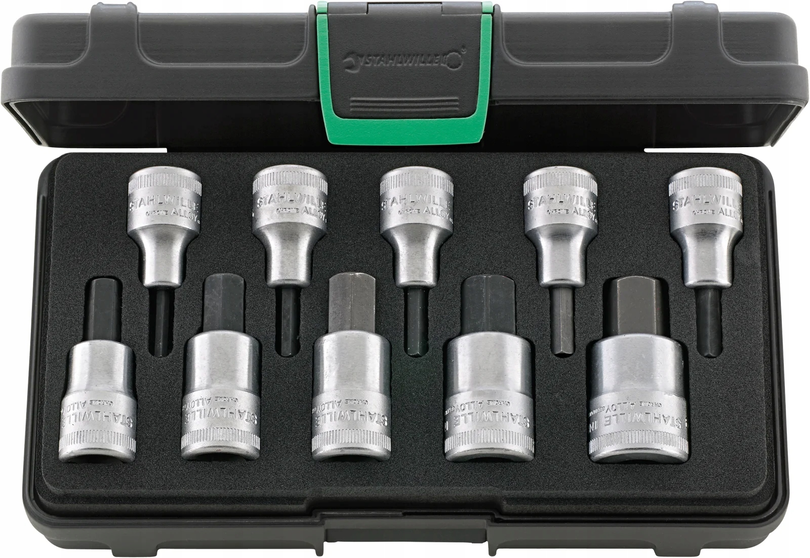 Sada náradia 1/2" Inhex 4-19 mm; 10-dielna v kufríku Abs Stahlwille