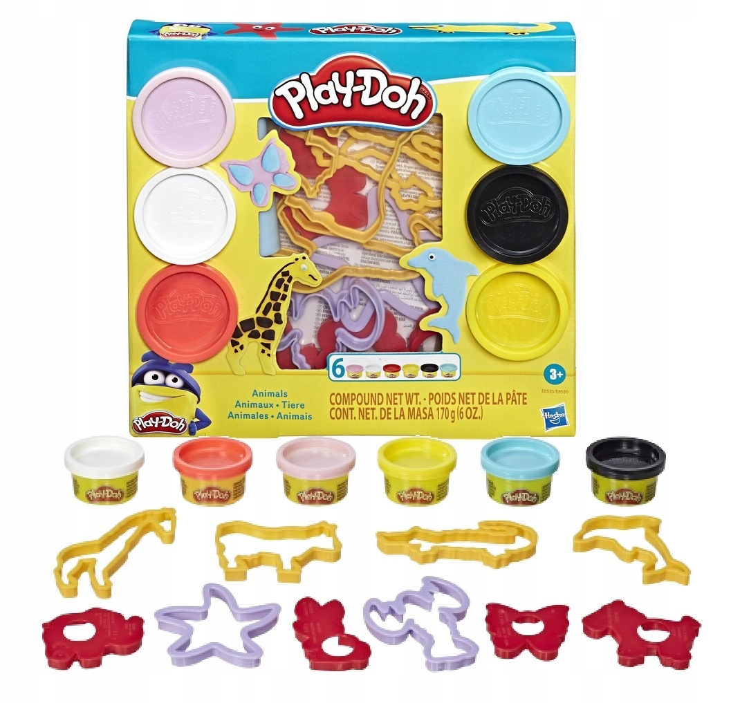 

Zestaw kreatywny Play-Doh Zwierzęta Cistolina