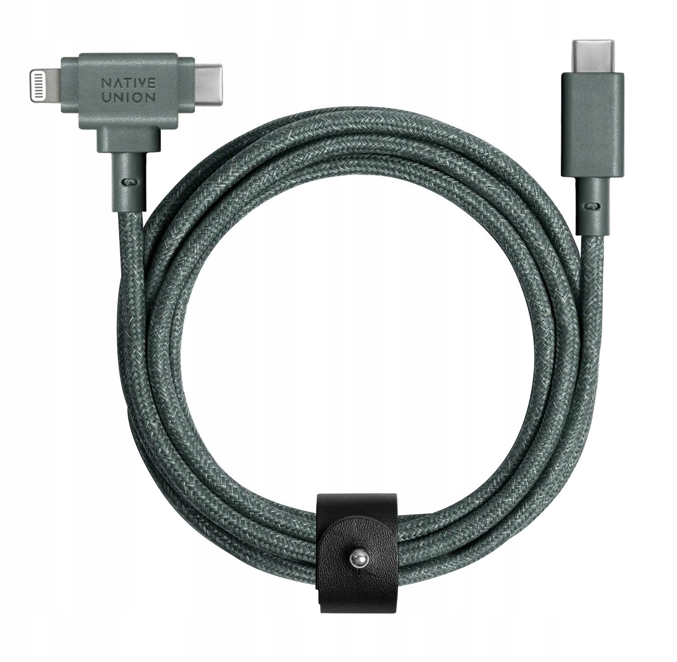 Native Union Duo dvojitý opletený kabel USB-C-Lighting/USB-C 1,5 m