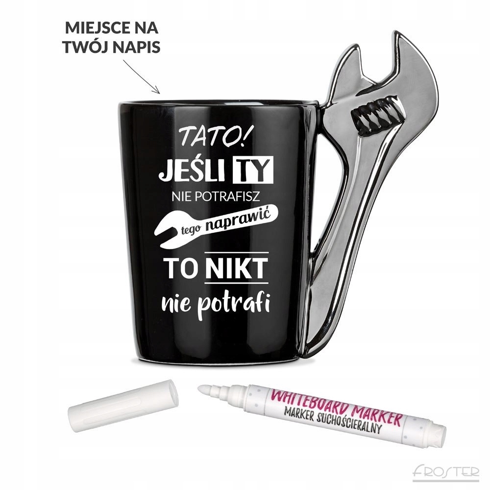 Kubek Złotej Rączki Wzór dominujący Inny wzór