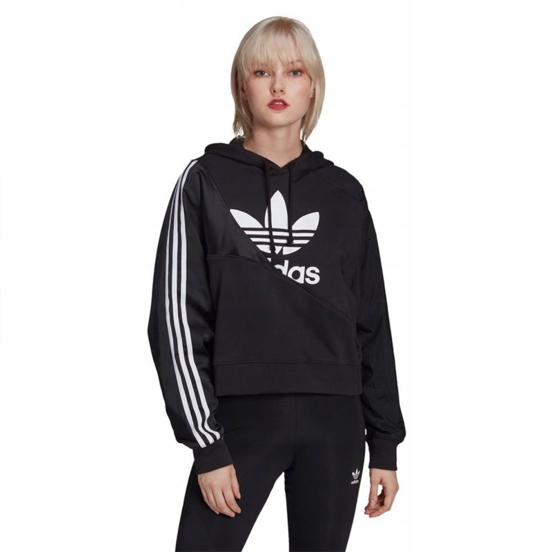 Adidas Adicolor Mikina s kapucí Split Trefoil HC7050 36