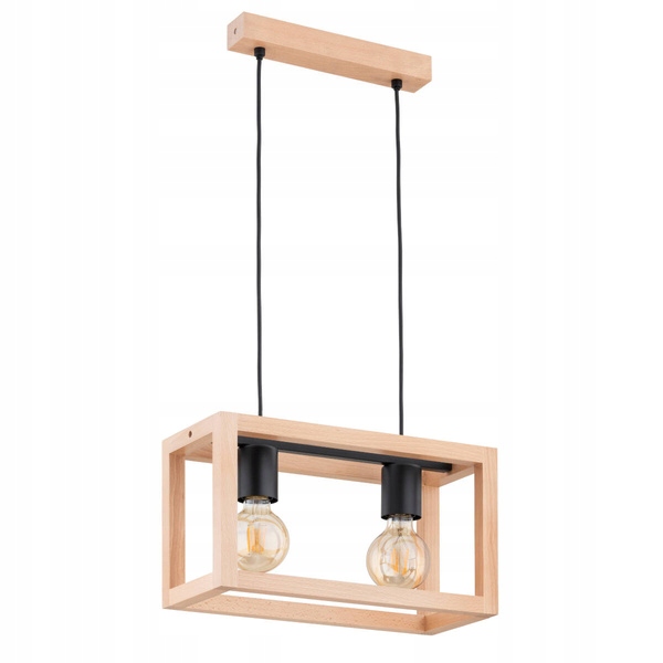 Moderní osvětlení Pako Dřevěná lampička v rámu do chodby a haly