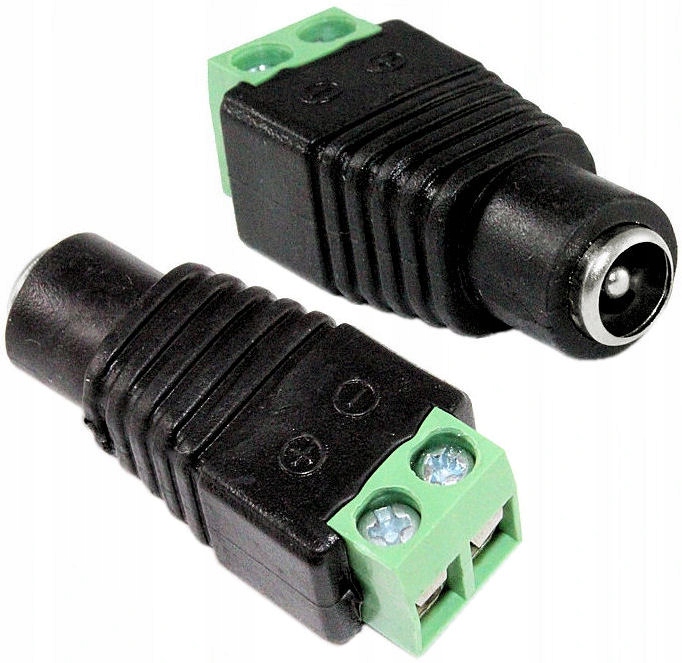 

Gniazdo Cctv 5,5 x 2,1 mm Złącze Okrągłe Żeńskie