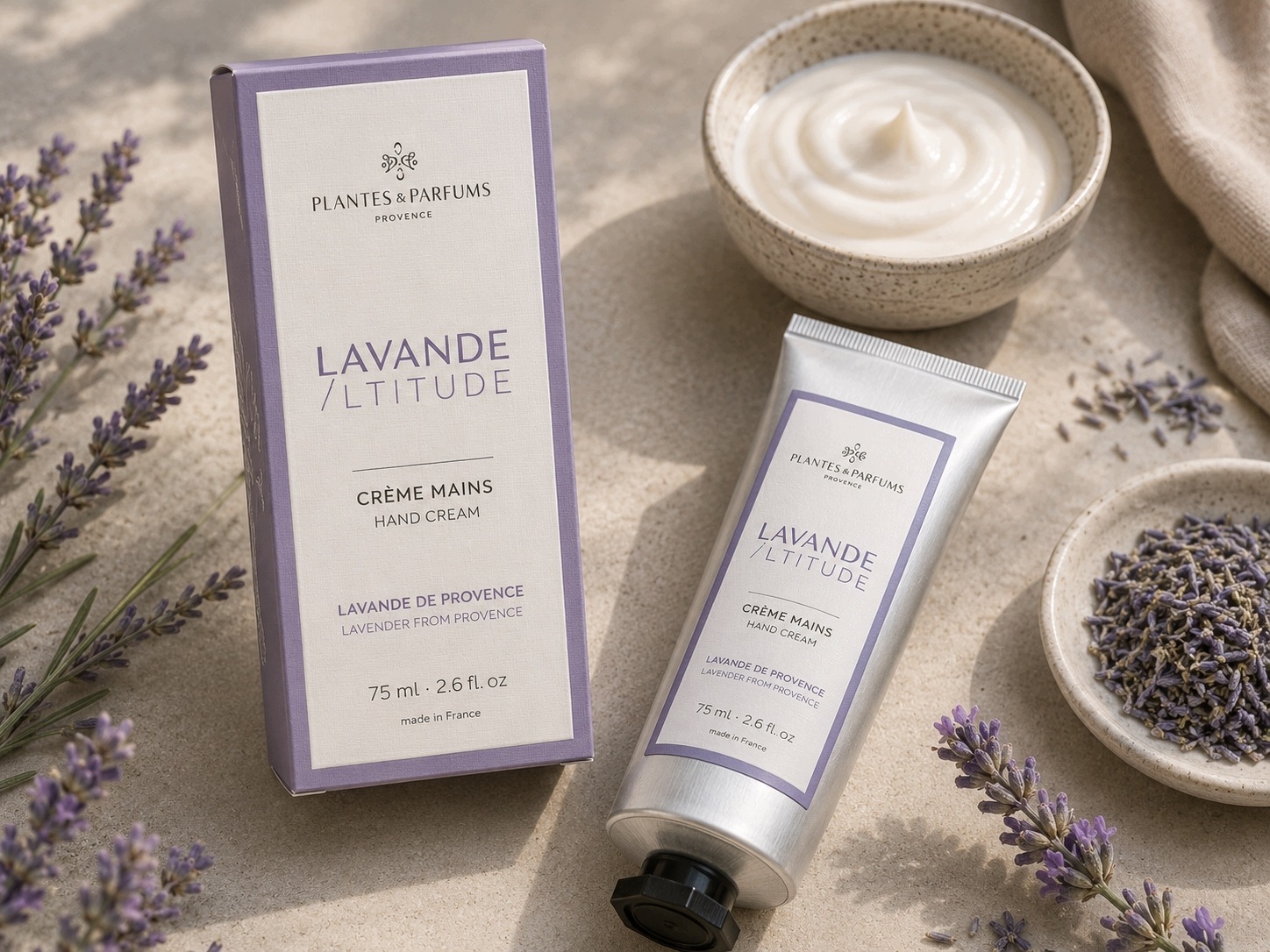 Lavande Altitude – krém na ruce s esenciálním olejem z levandule 75 ml