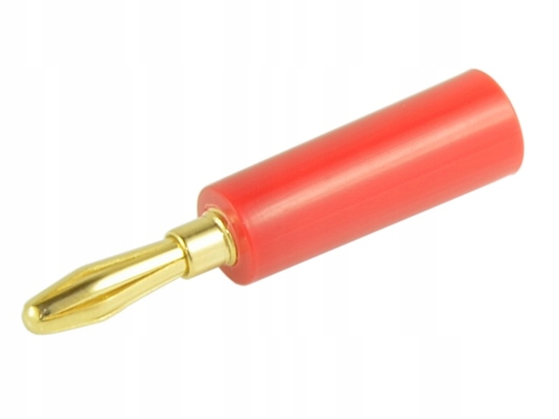 

2szt. Wtyk Bananowy Głośnikowy Z Mosiądzu Auden B2