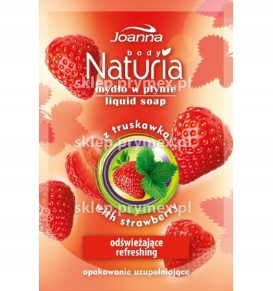 

Joanna mydło w płynie z truskawką – zapas 300ml