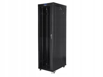 Lanberg Volně stojící skříň 19" 47U/800x1000 (v rozloženém stavu) skleněné