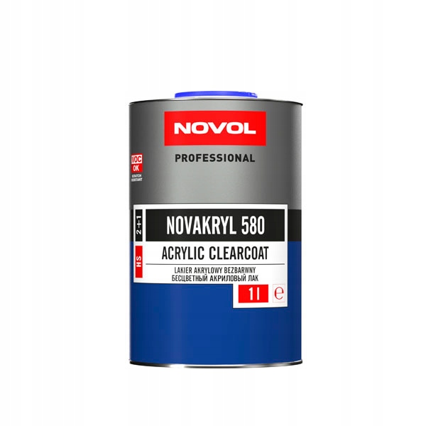 Lakier Bezbarwny Novakryl 580 1L NL-38081 Novol