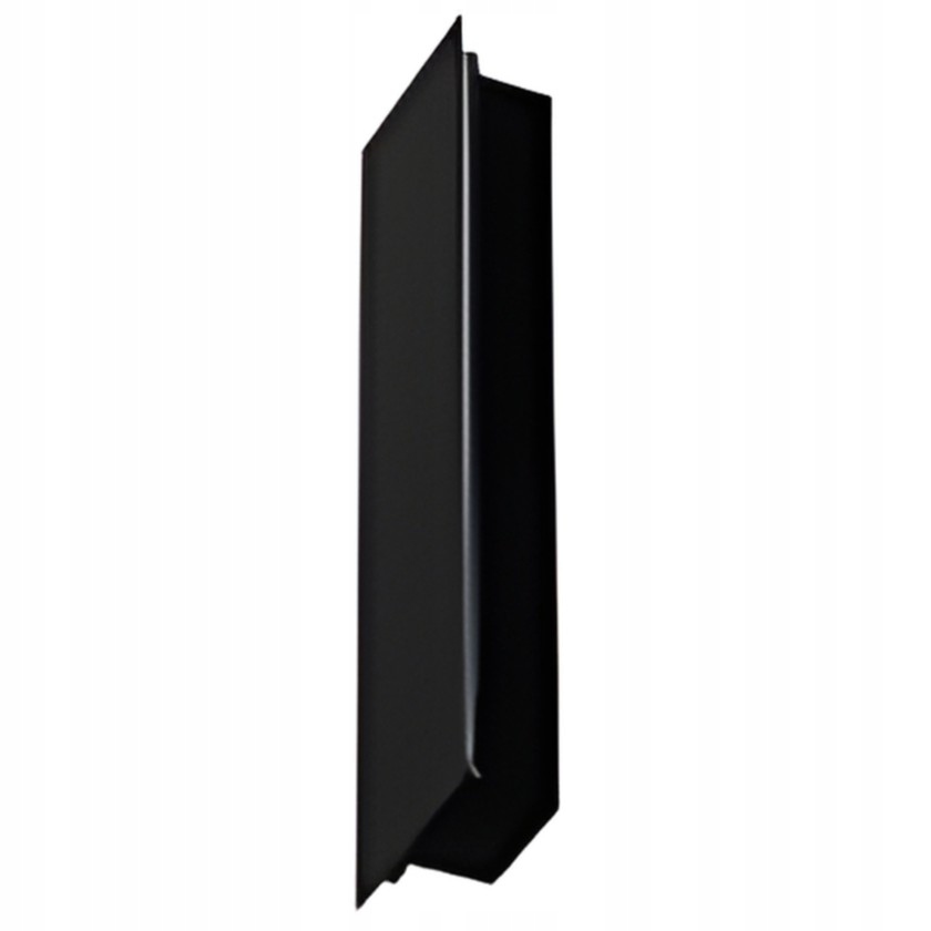 Led nástěnné svítidlo černé, venkovní fasádní svítidlo na dům, příjezdová cesta Mutti S