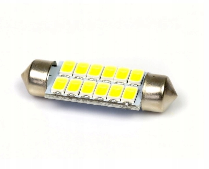 

C5W C10W żarówka Led 12 Smd 5630 36mm 300lm