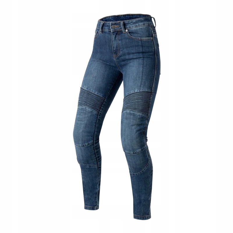 Motocyklové džínsy Ozone Agness II Lady Washed Blue modré Darčeky