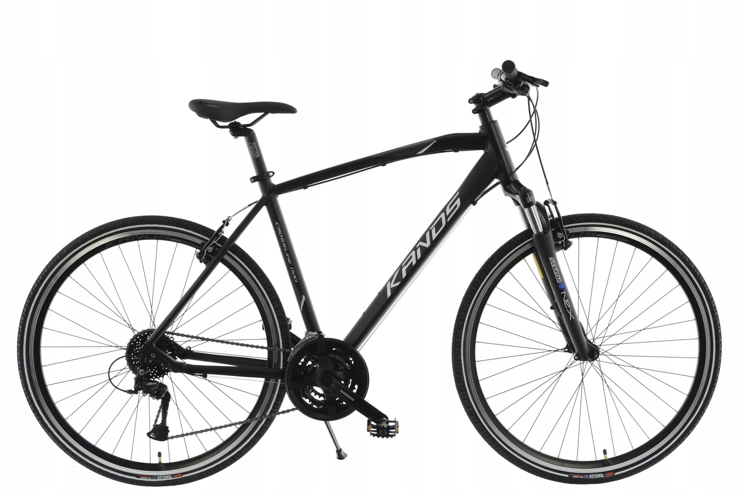 Rower 28 Kands Cross Line 1100 Acera M 19 Czarny Mat