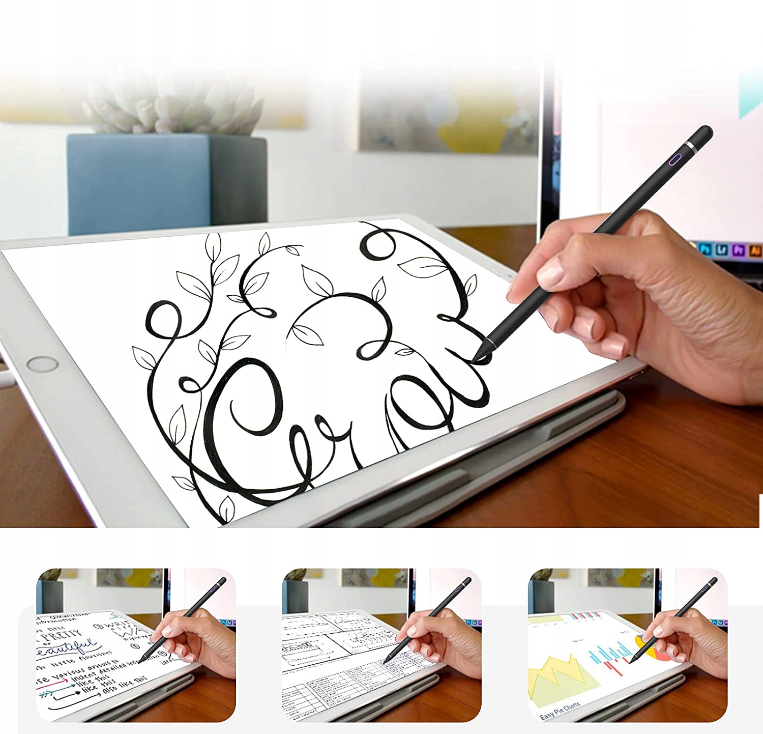 AKTYWNY RYSIK DO SAMSUNG GALAXY TAB A7 LITE 3szt Cechy dodatkowe przyciski funkcyjne wbudowany długopis