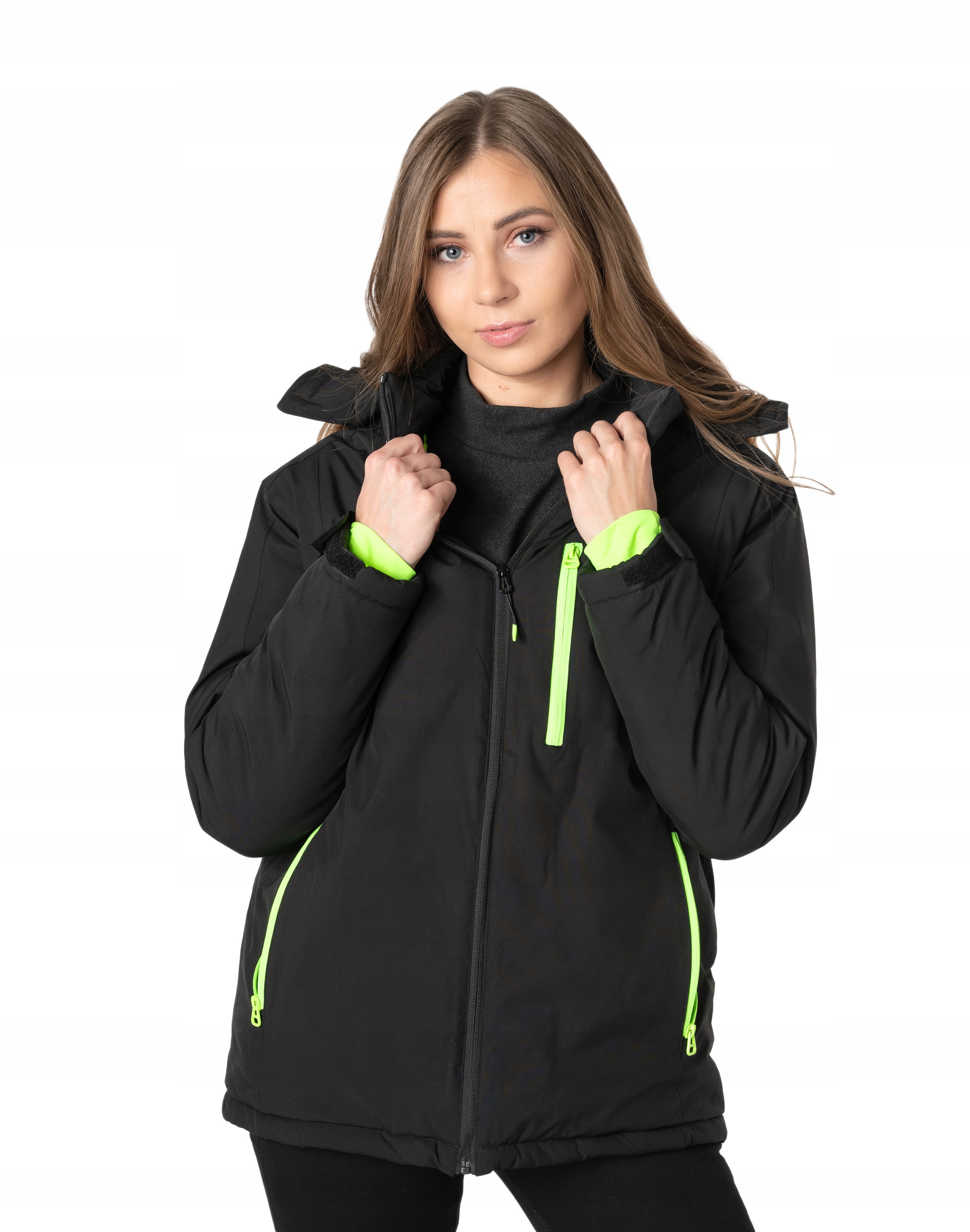 Termoaktywna Kurtka Narciarska Damska Sportowa na Narty Snowboard H011-2 XL