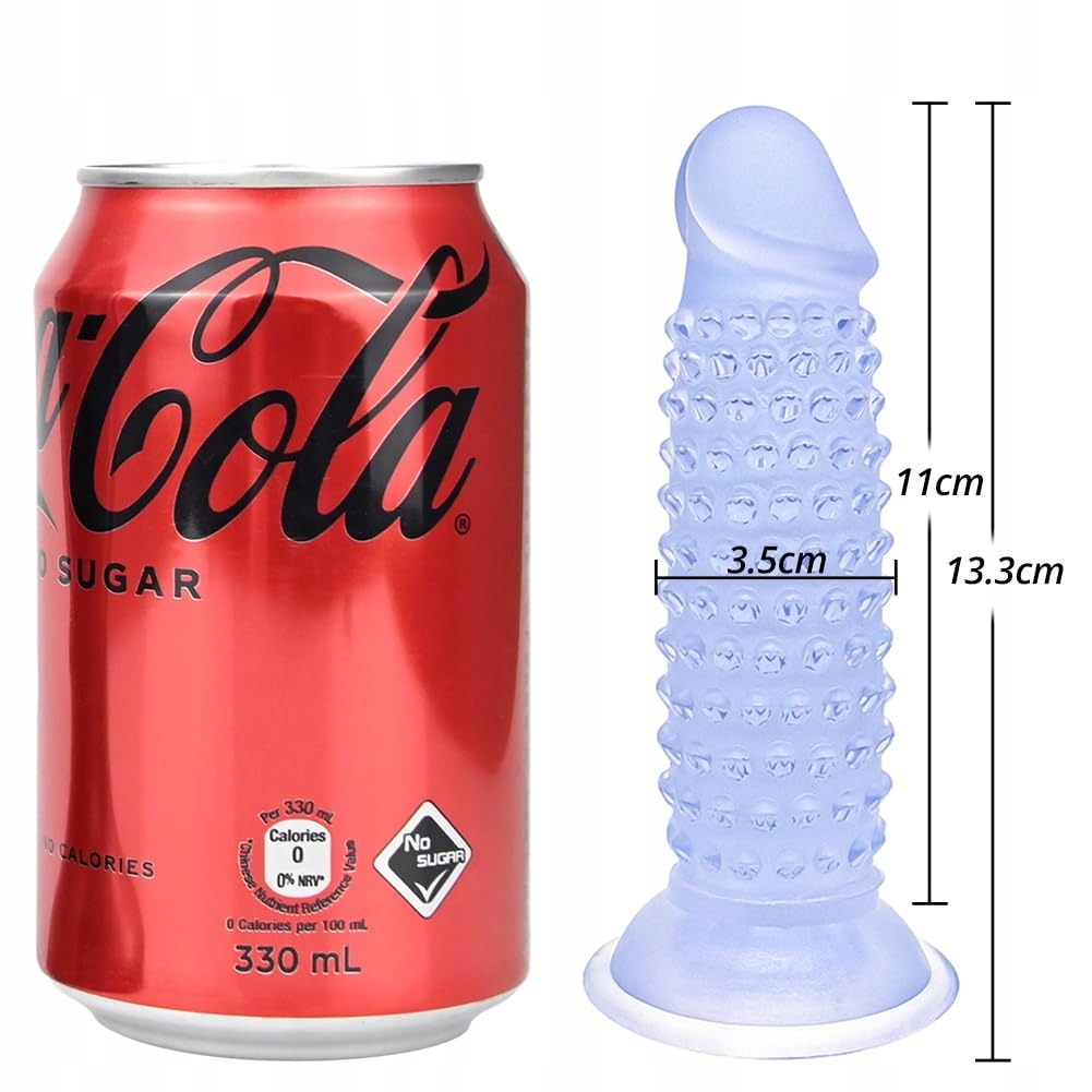 PVC Realistyczny Dildo 13cm Z Przyssawką Elastyczny Masażer Prostaty — miniatura 2