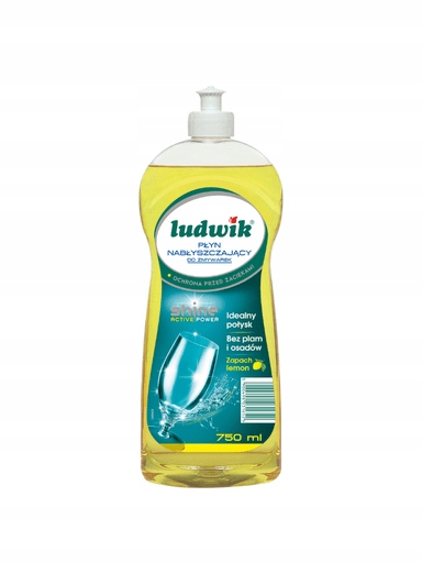 Levně 3x Ludwik Leštidlo do myčky nádobí Lemon 750 ml
