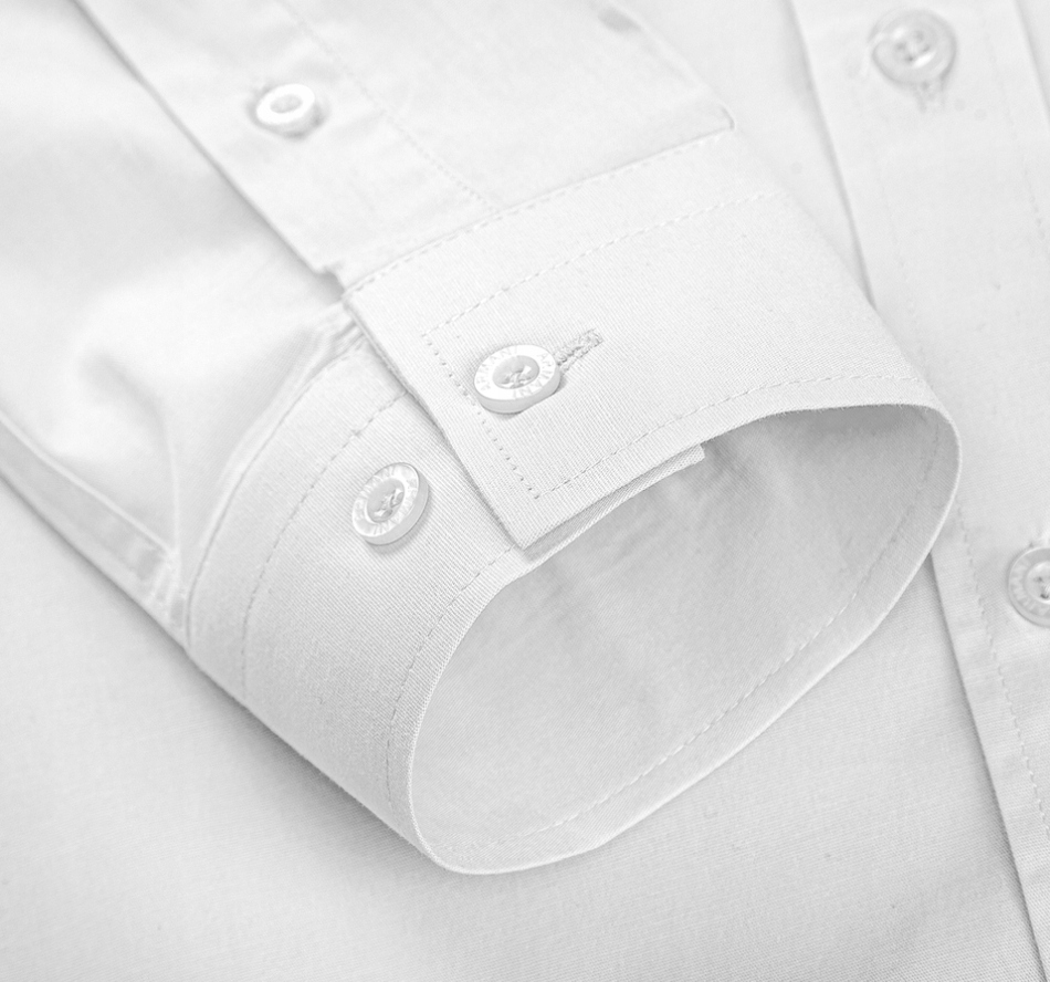 EMPORIO ARMANI KLASYCZNA DOPASOWANA KOSZULA BIAŁA - ROZMIAR S Rozmiar S