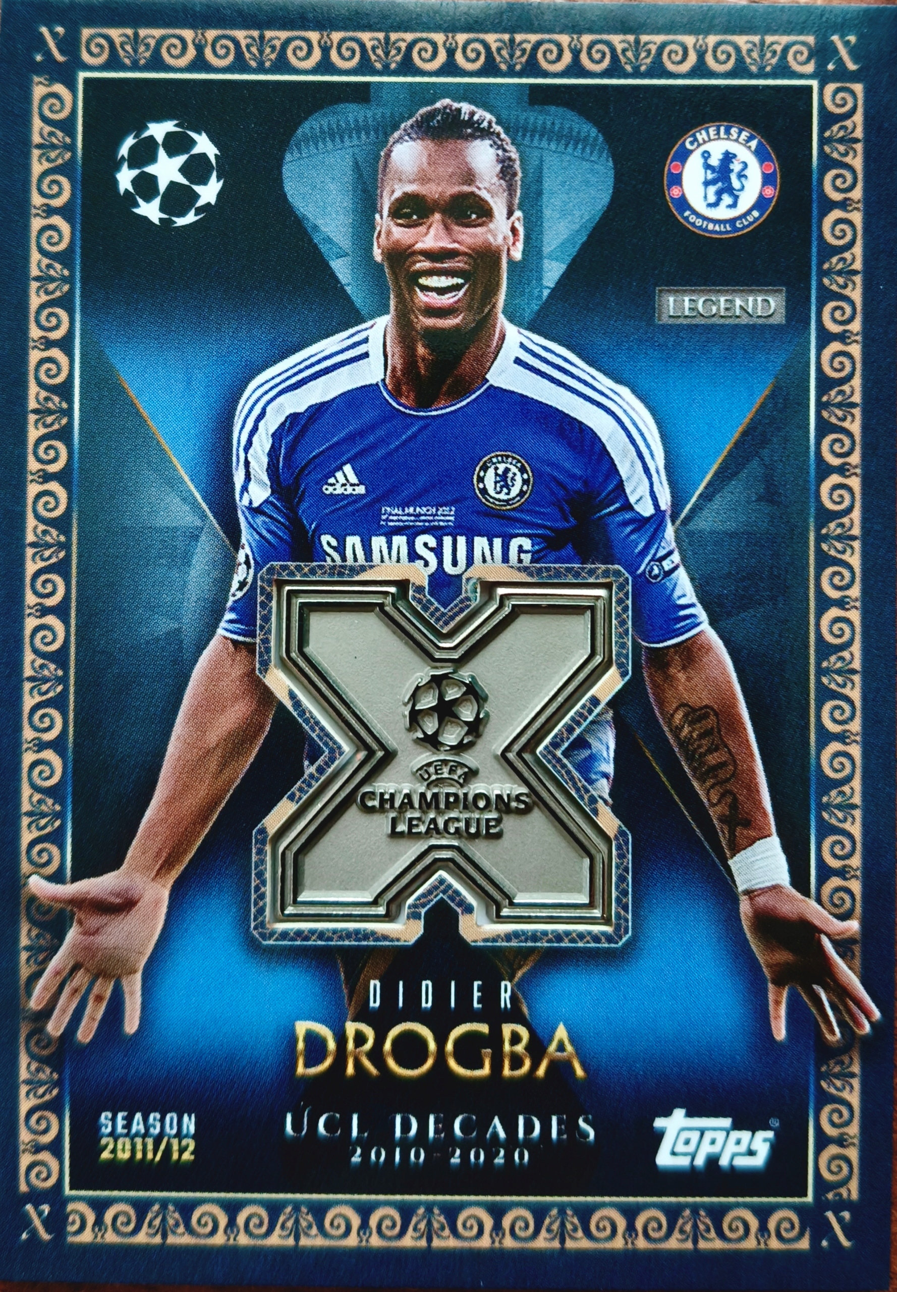 Match Attax Extra 2025/26 2026 Ucl Decades Relic Ucld-dd Didier Drogba