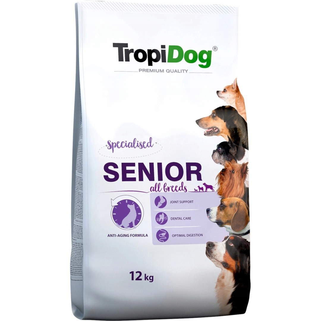 Tropidog Premium Senior 12 kg
