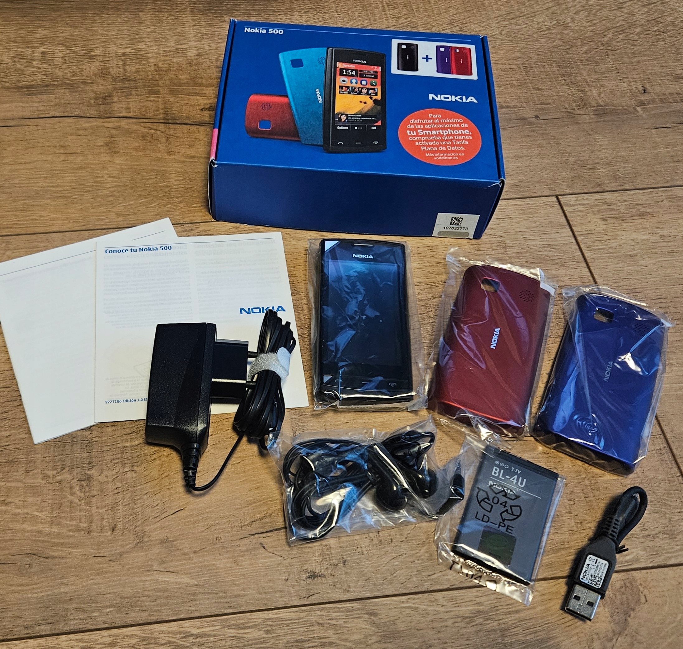 Nokia 500 Black Komplet Nowa Unikat Dla Kolekcjonera