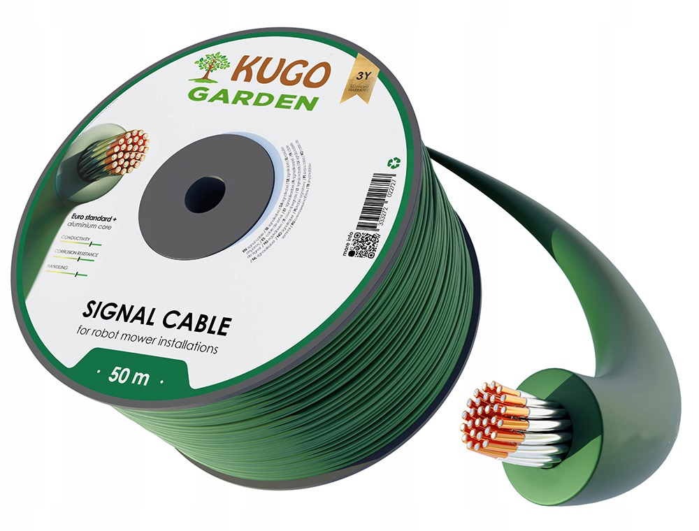 PRZEWÓD KABEL OGRANICZAJĄCY DO KOSIARKI ROBOTA 50 metrów WZMOCNIONY 3,4 mm