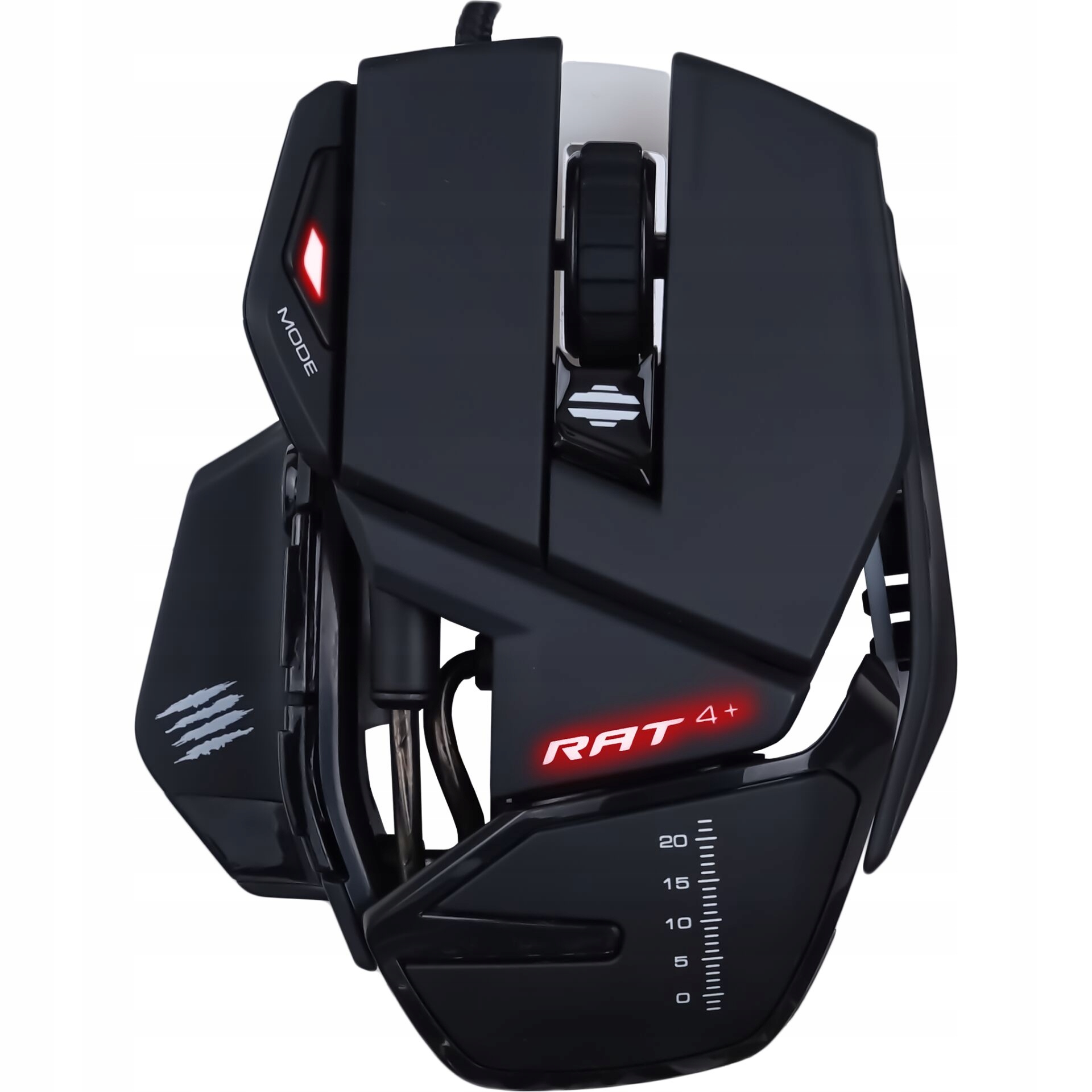 Optická herná myš MadCatz Rat 4+, čierna