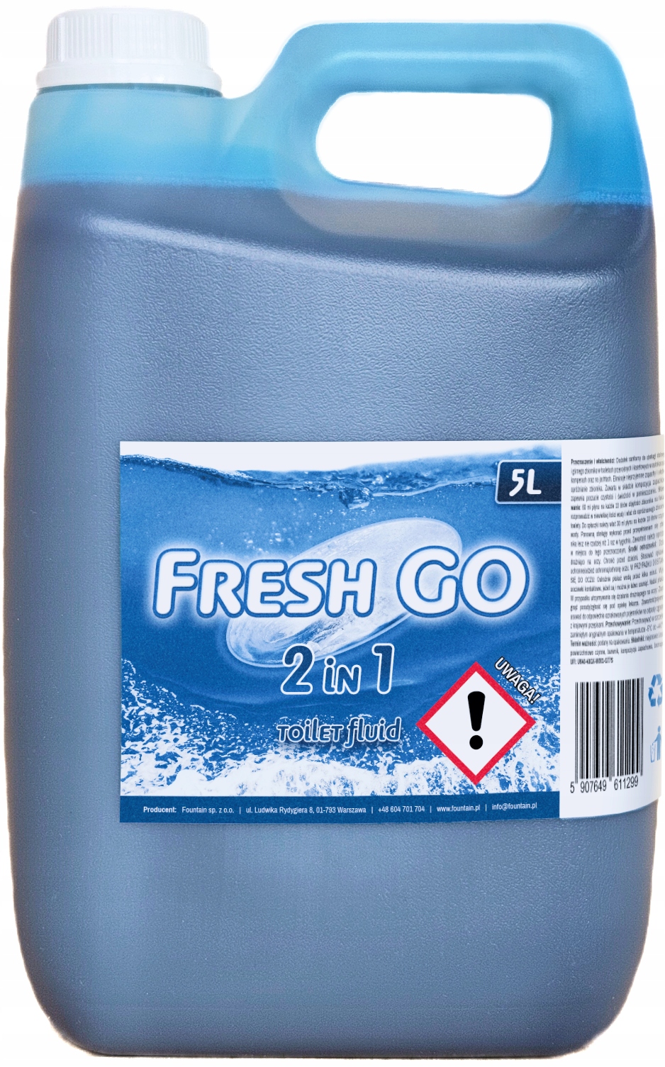 Płyn do toalet turystycznych Fresh Go 2in1 5l