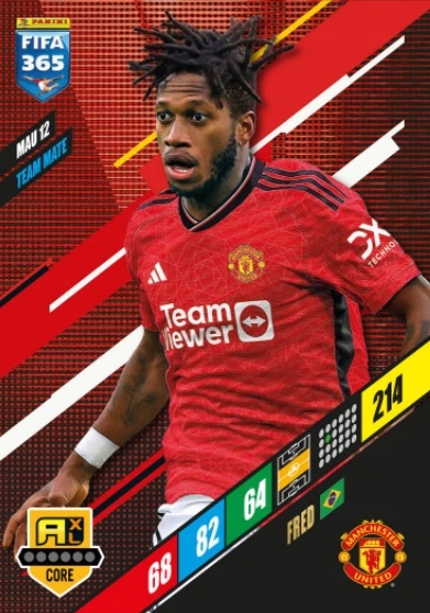 2024 FIFA 365 Manchester United TEAM MATE Fred #MAU 12