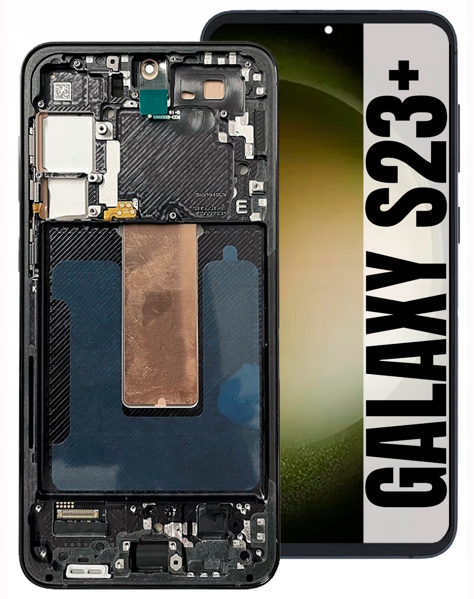Displej Pro Samsung Galaxy S23 Plus 5G S916 S916B Oled LCD Rámeček