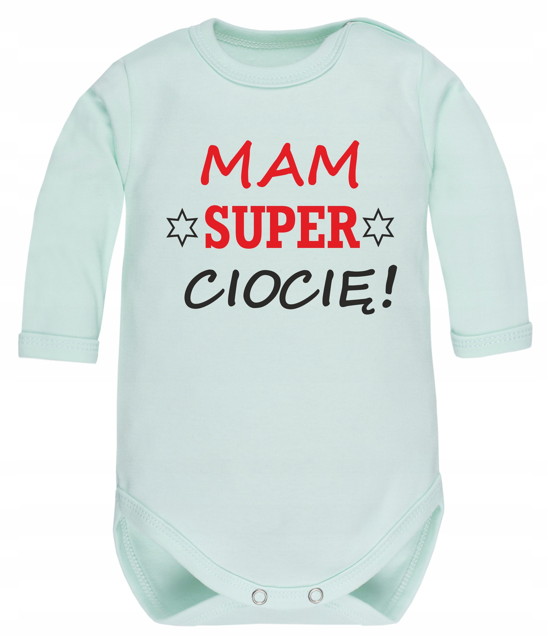

Body dziecięce z napisem Mam ciocię- polskie