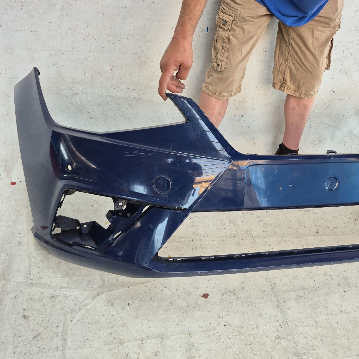 SEAT IBIZA V 5 17-> bumper front front PDC