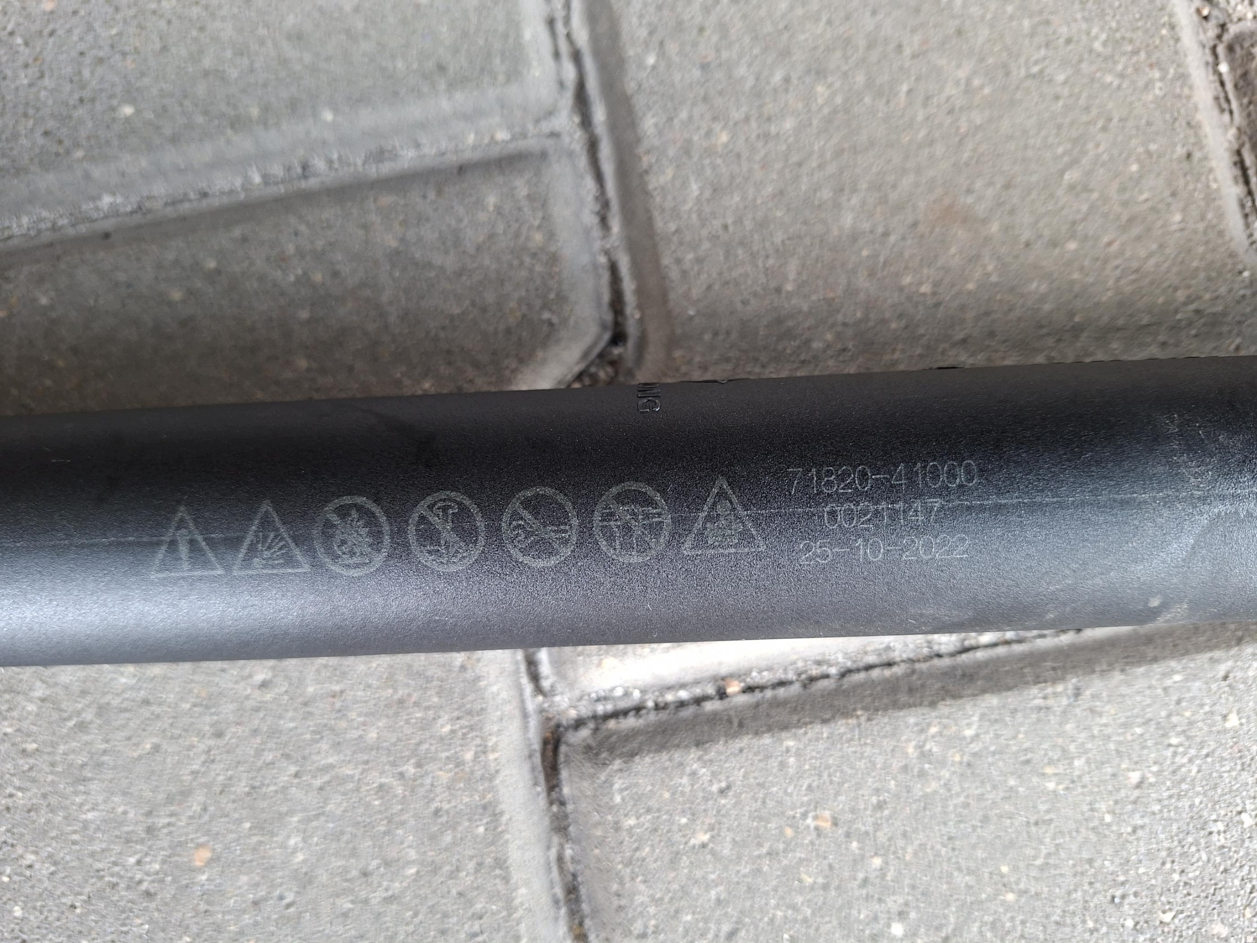 damper bonnet boot rear part rear right SSANGYONG KGM TORRES EVX