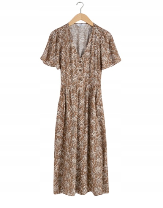 Šaty s výstřihem „V“ & Other Stories Velikost 44