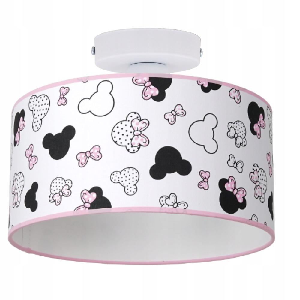 

Dziecięca Lampa Sufitowa Plafon Abażur Myszka 30