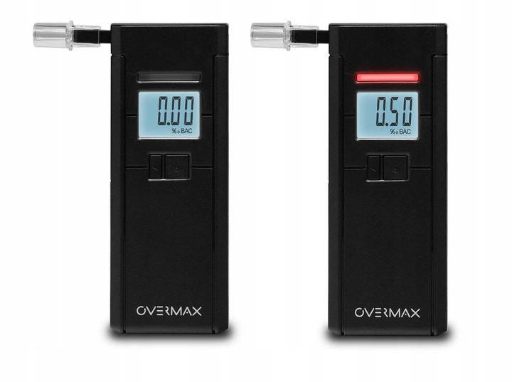 PROFESJONALNY ALKOMAT OVERMAX AD 05 KALIBRACJA Producent code OV AD 05