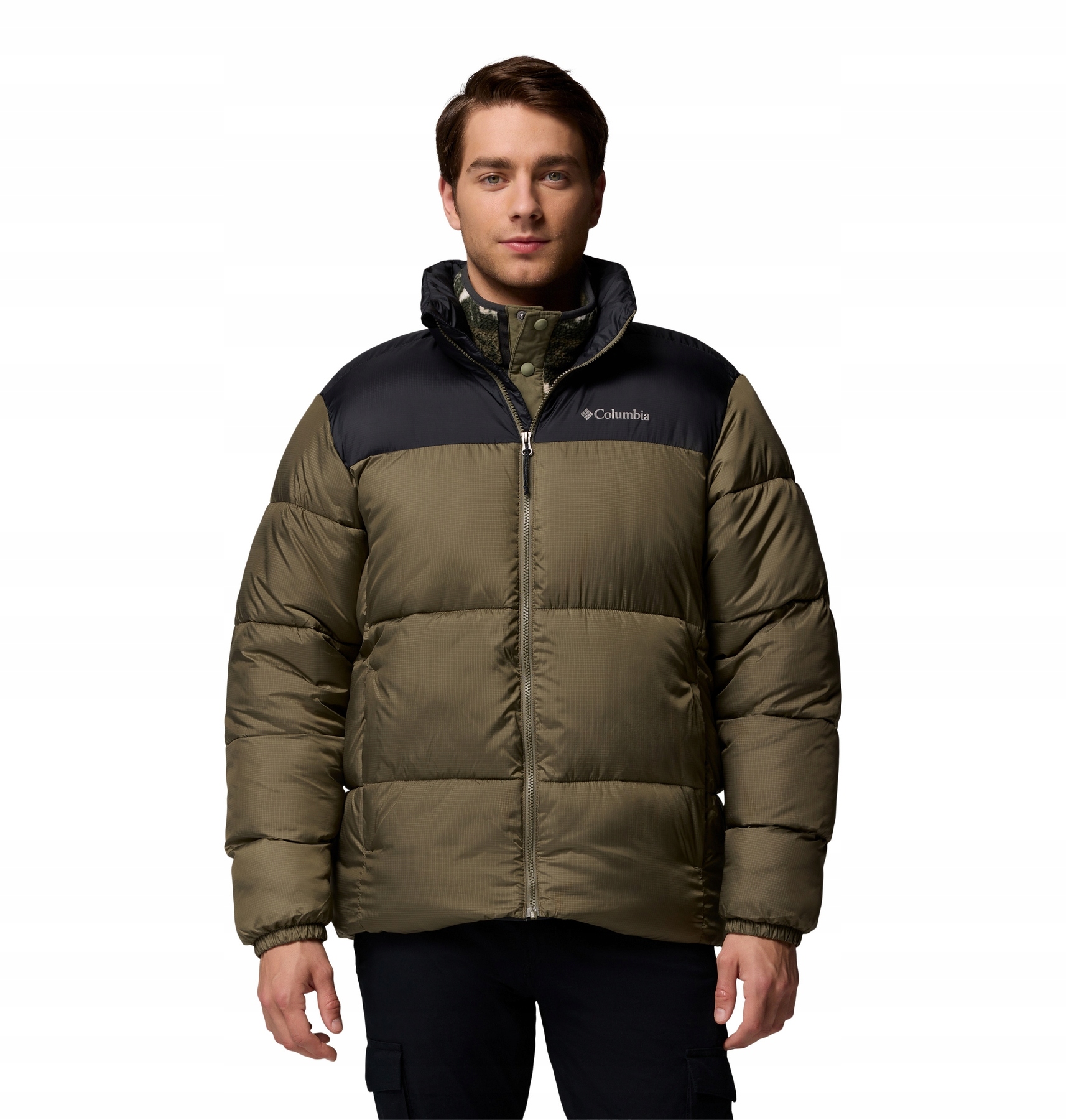 Pánská péřová bunda Columbia Puffect III zelená 2086861397 r L