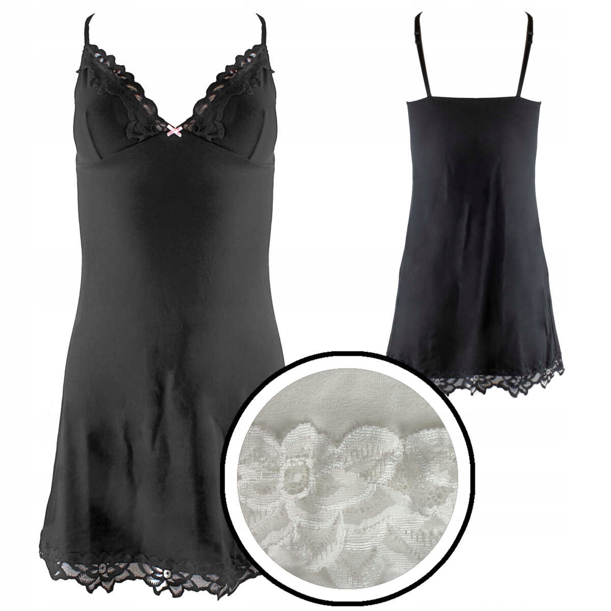 Koszula nocna Nina ecru XL Odcień ecru