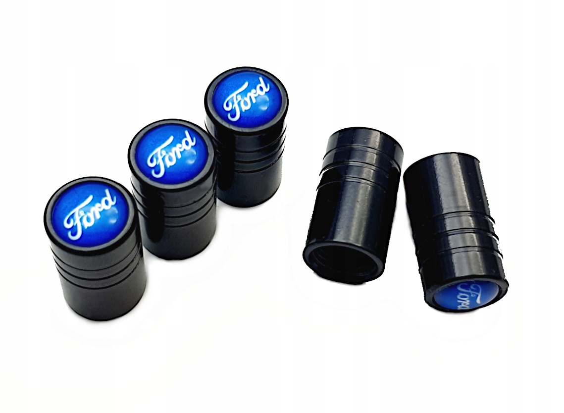 

Nakrętki na wentyle kapy czarne Ford tuning 5szt.